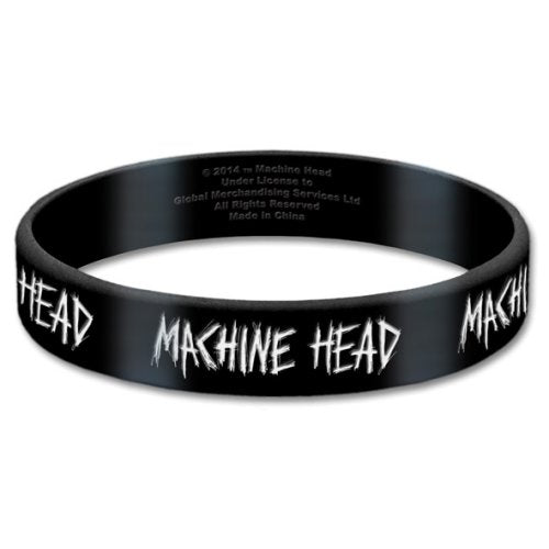 Machine Head Gummy Wristband: Logo Polsband