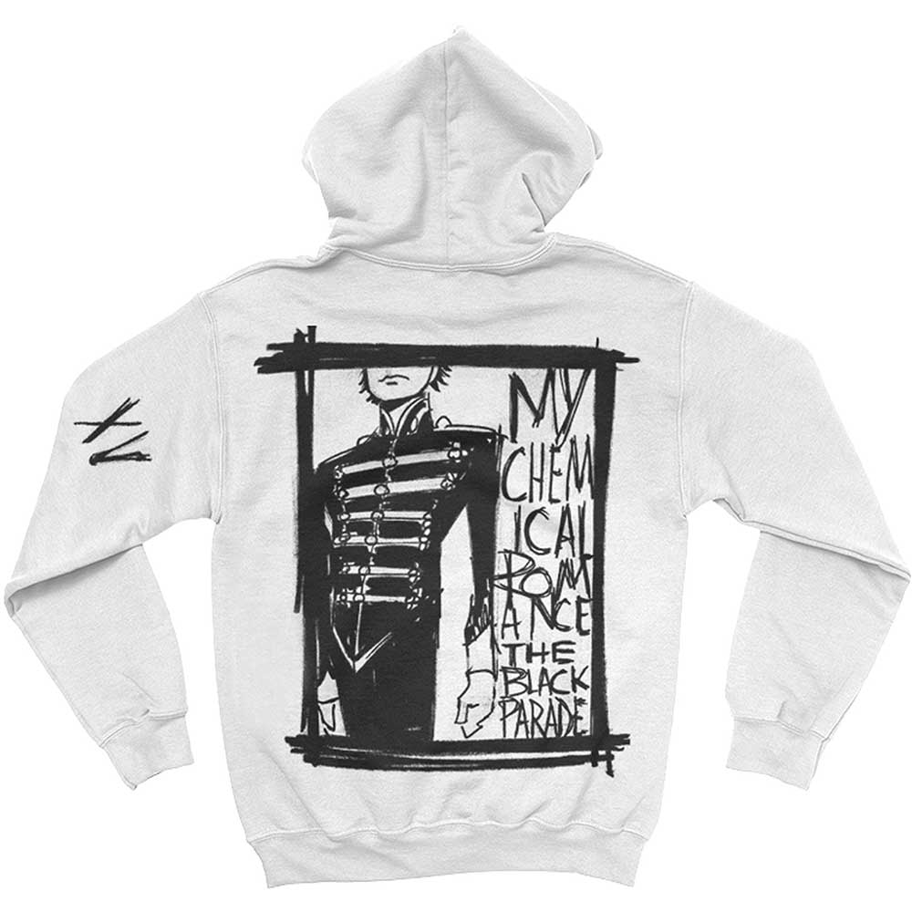 My Chemical Romance Unisex Pullover Hoodie: XV Marching Frame (Back Print) Trui met capuchon