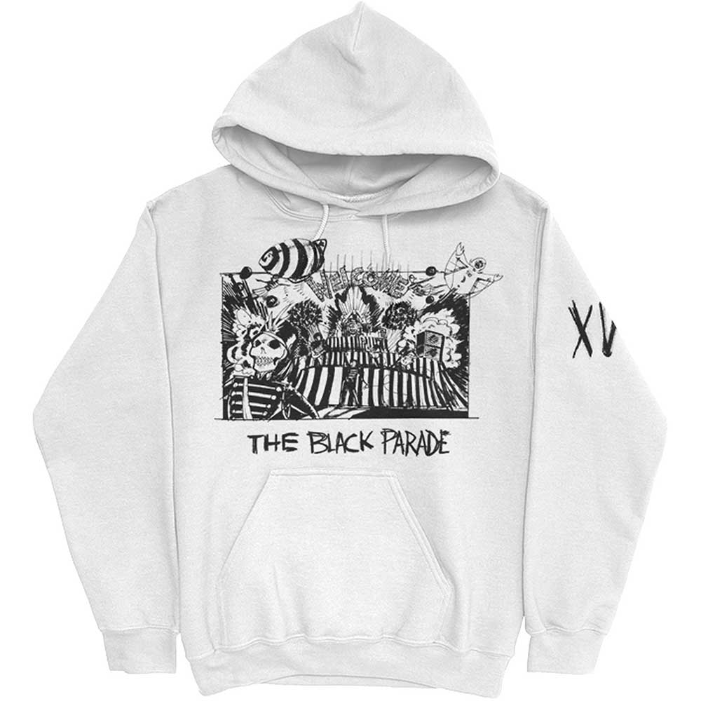 My Chemical Romance Unisex Pullover Hoodie: XV Marching Frame (Back Print) Trui met capuchon