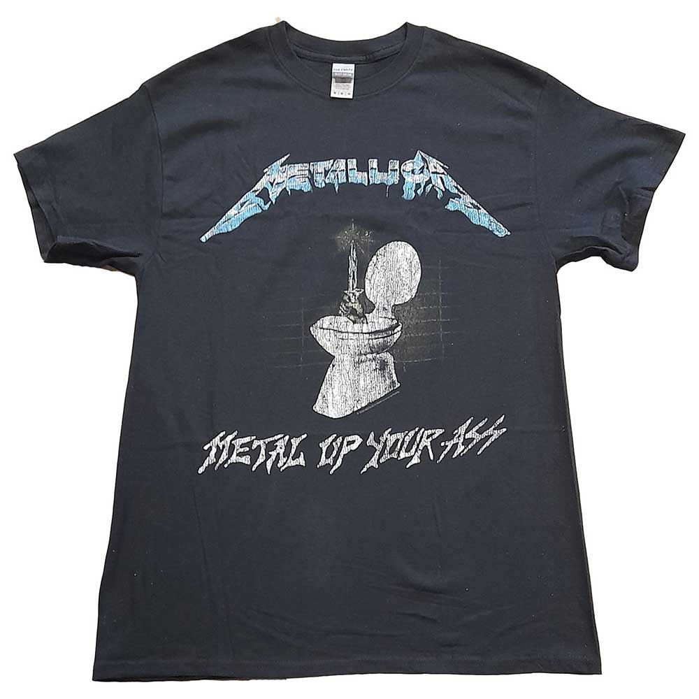 Metallica Unisex T-Shirt: Metal Up Your Ass (Back Print) T-Shirt
