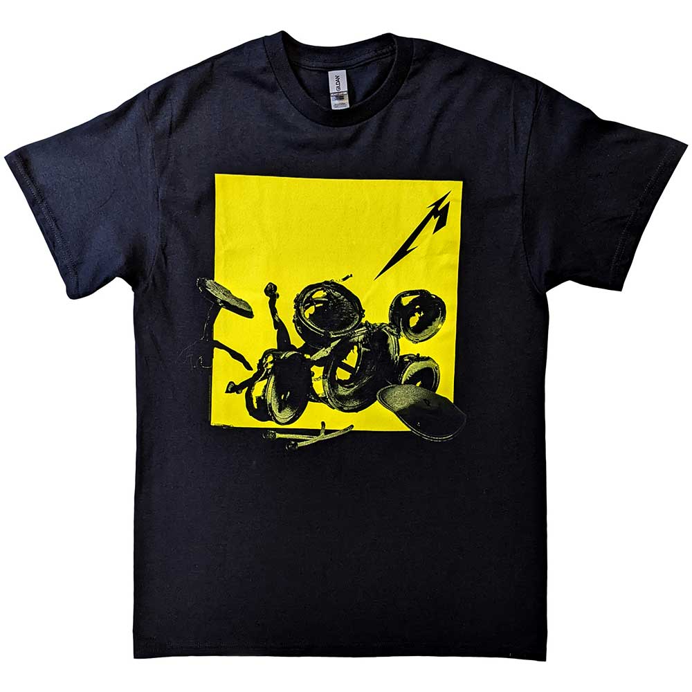Metallica Unisex T-Shirt: 72 Seasons Broken/Burnt Drums (Back Print) T-Shirt