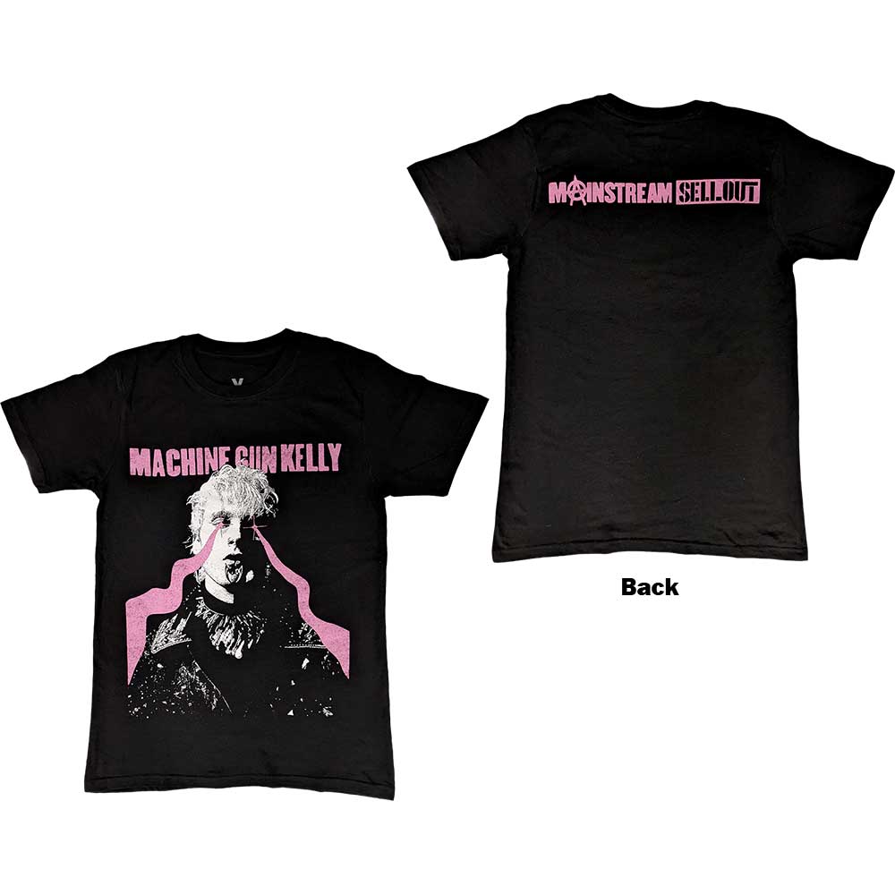 Machine Gun Kelly Unisex T-Shirt: Laser Eye (Back Print) T-Shirt