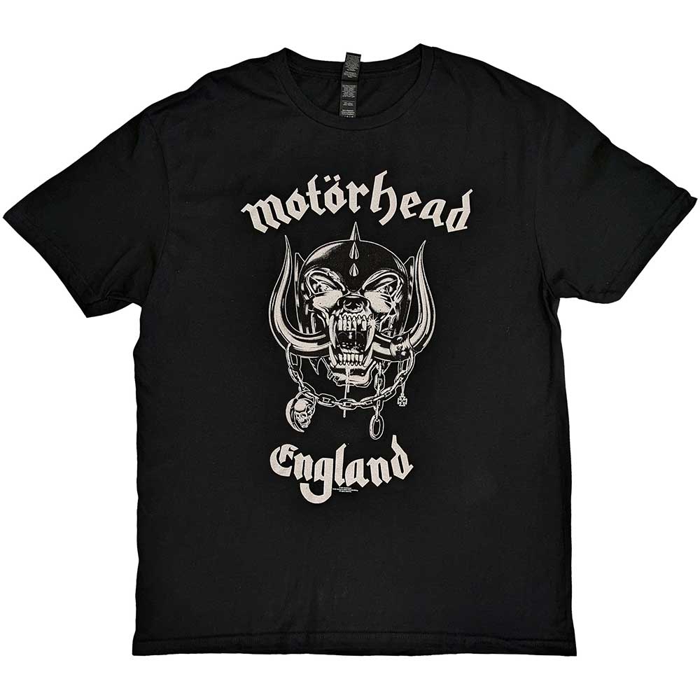 Motorhead Unisex T-Shirt: England (Back Print) T-Shirt