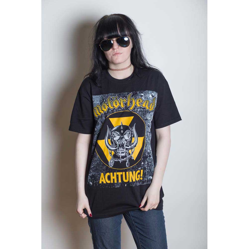 Motorhead Unisex T-Shirt: Achtung! T-Shirt