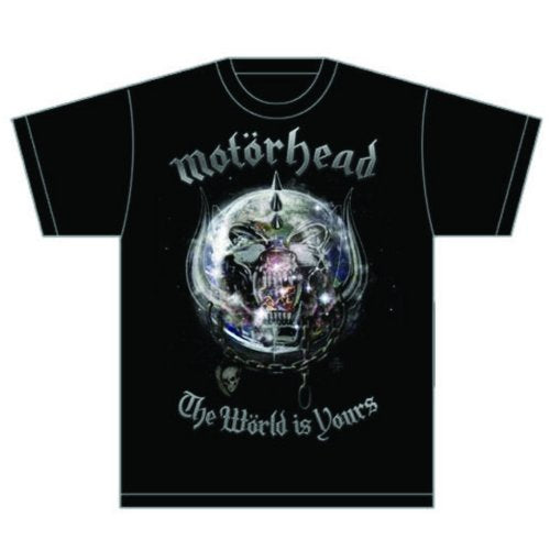 Motorhead Unisex T-Shirt: The World is your Album T-Shirt