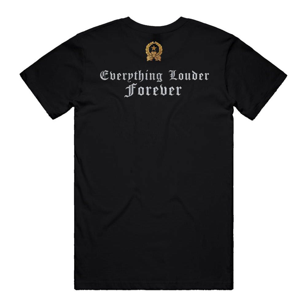 Motorhead Unisex T-Shirt: Everything Louder Forever (Back Print) T-Shirt