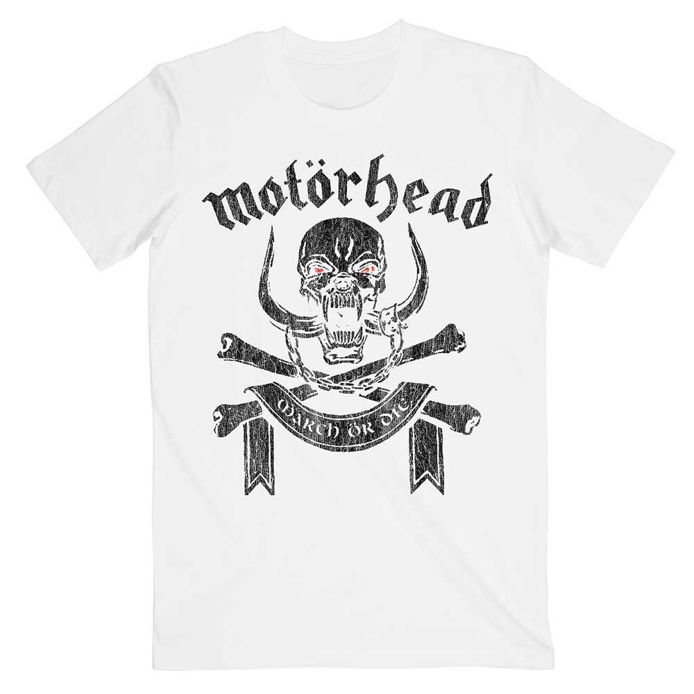 Motorhead Unisex T-Shirt: March or Die (Back Print) T-Shirt