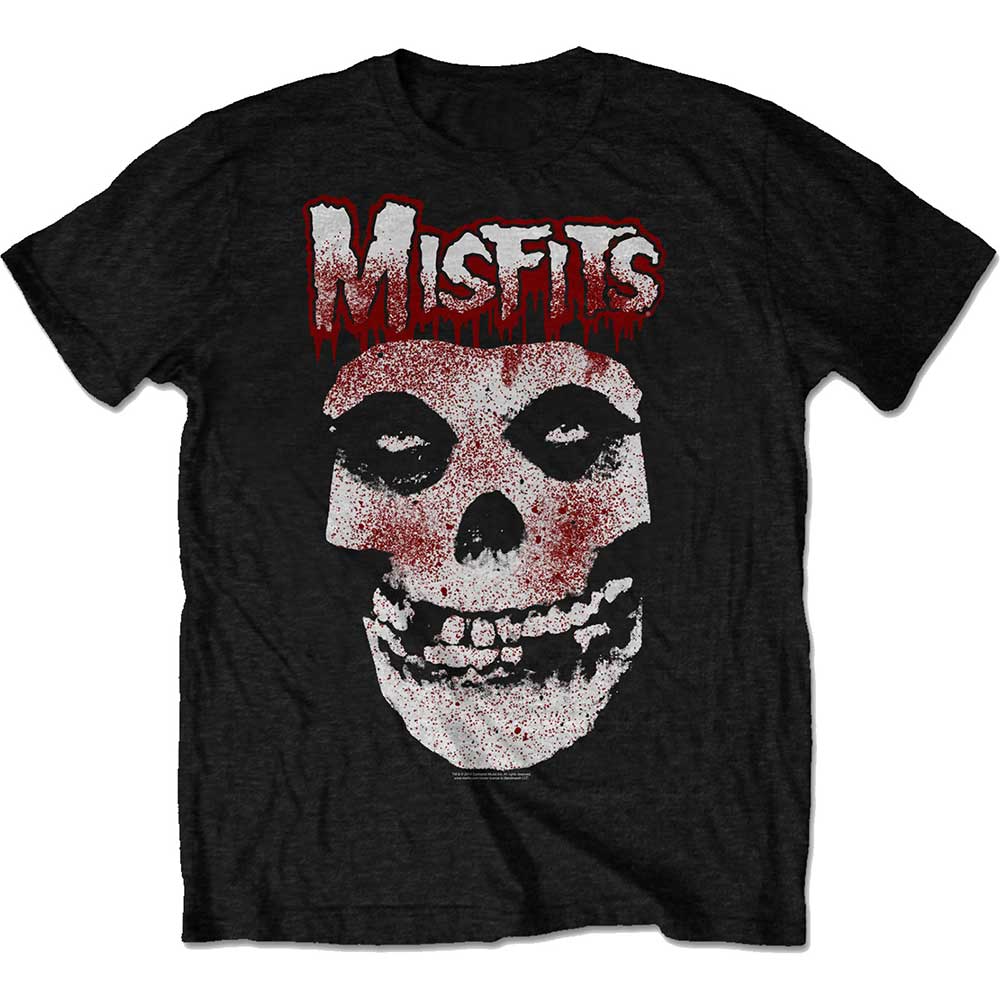 Misfits Unisex T-Shirt: Blood Drip Skull T-Shirt