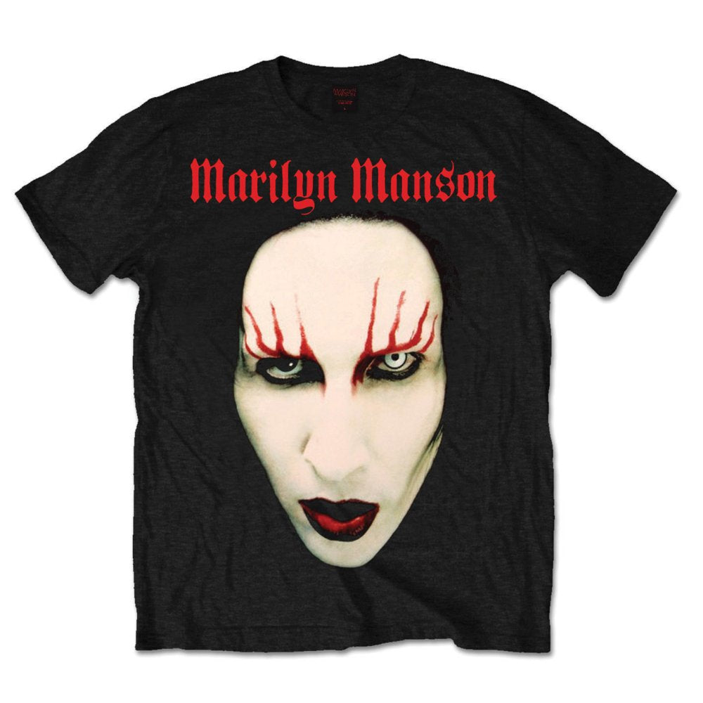 Marilyn Manson Unisex T-Shirt: Red Lips T-Shirt