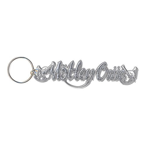Motley Crue Keychain: Skull Logo (Die-cast Relief) Sleutelhanger