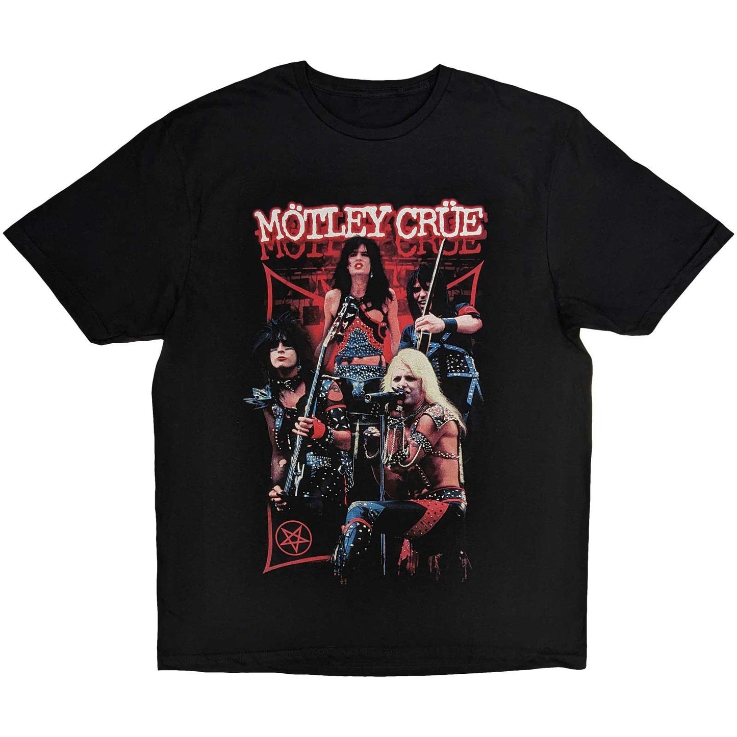 Een foto van een T-Shirt van Motley Crue.