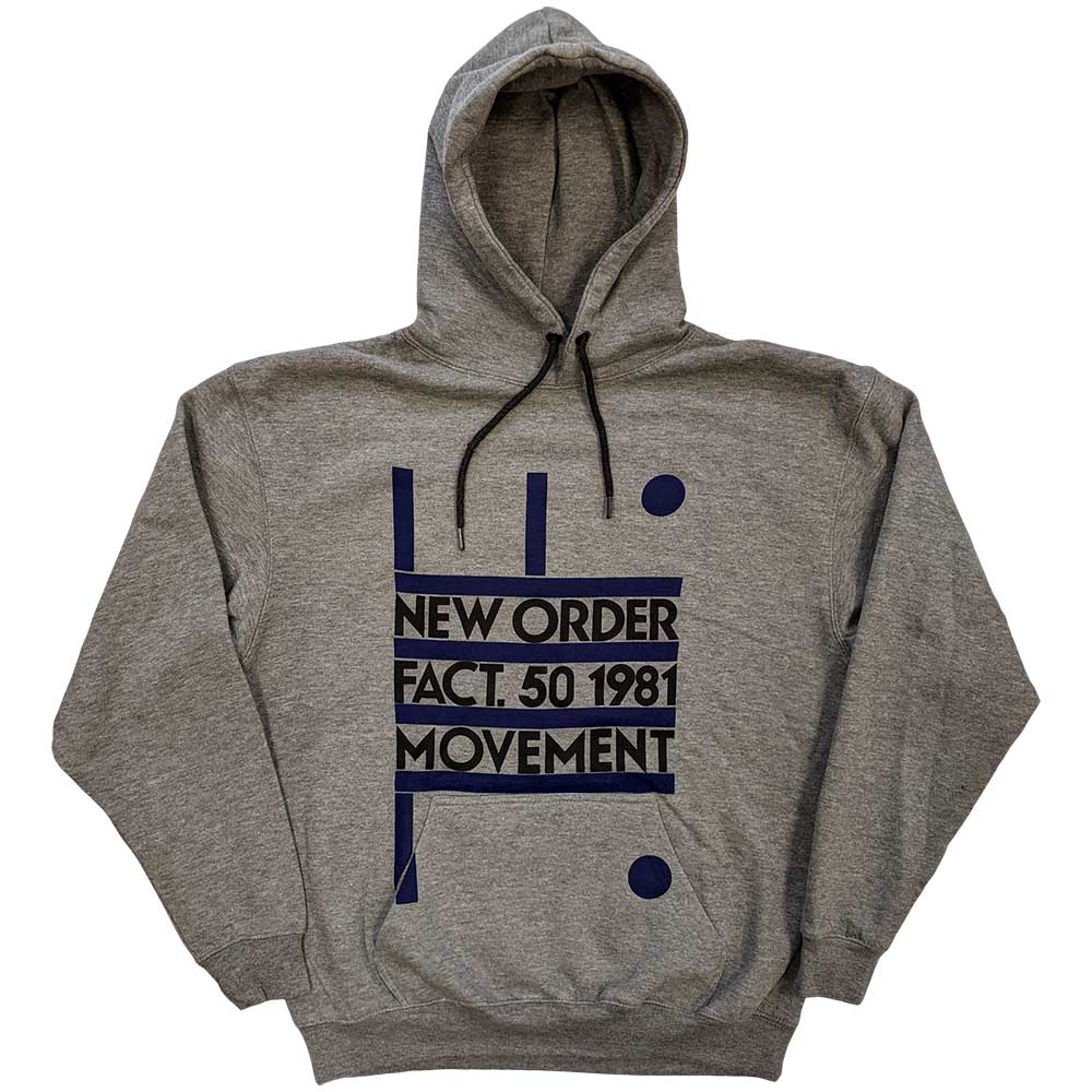 New Order Unisex Pullover Hoodie: Movement Trui met capuchon