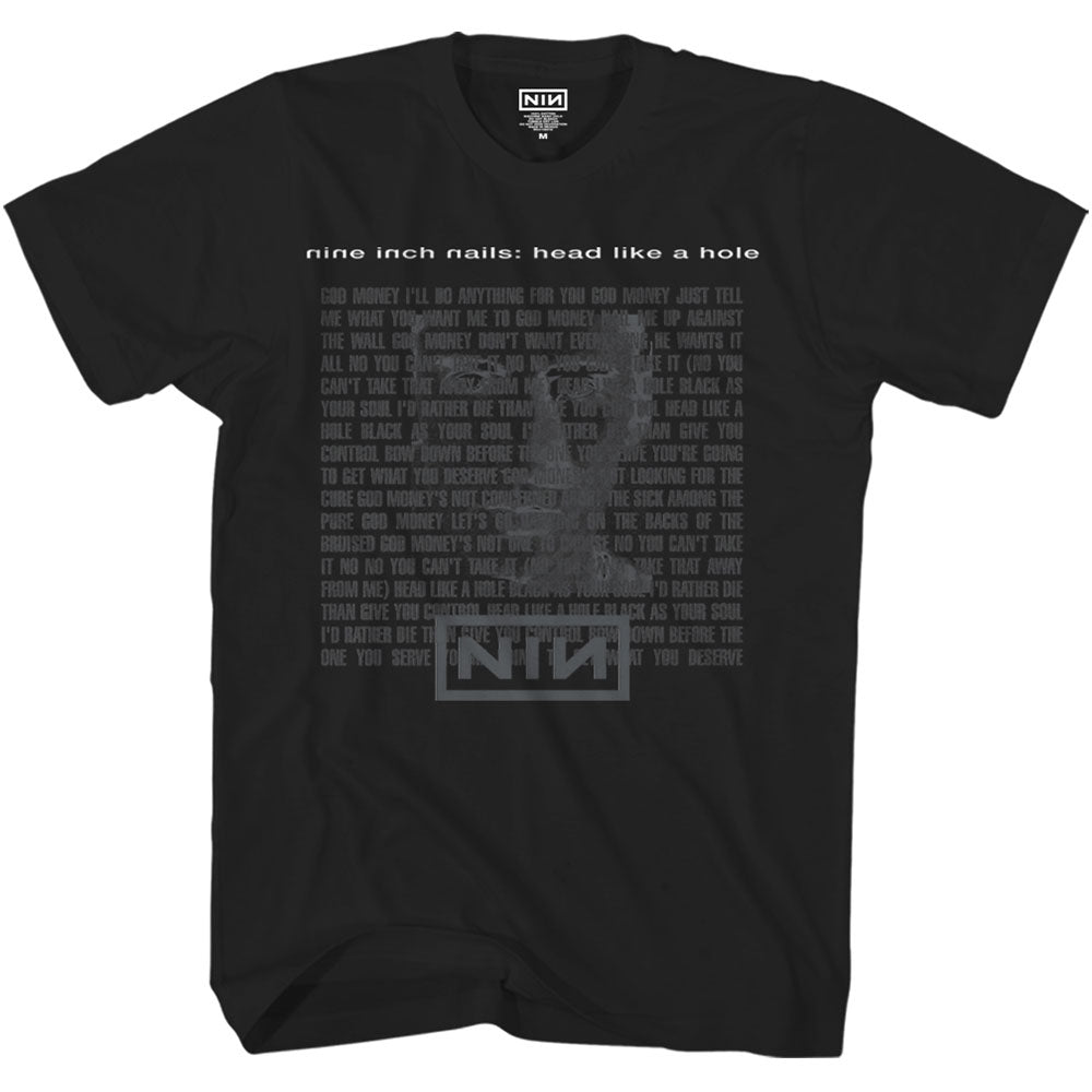 Nine Inch Nails Unisex T-Shirt: Head Like A Hole T-Shirt