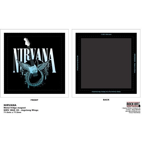 Nirvana Fridge Magnet: Jag-Stang Wings Koelkastmagneet