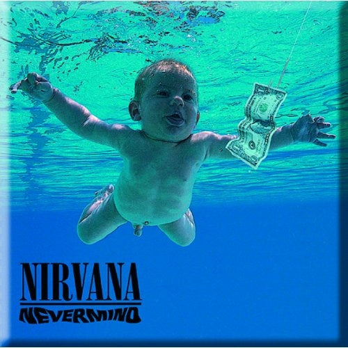 Nirvana Fridge Magnet: Never Mind Koelkastmagneet
