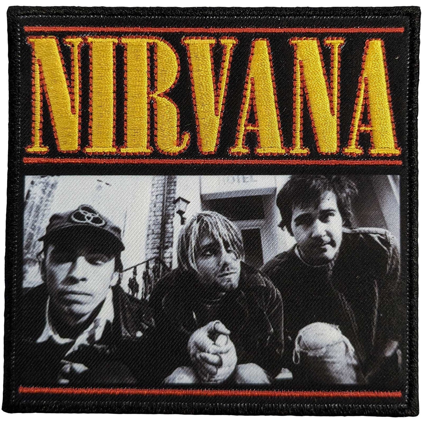 Een foto van een Standard Patch van Nirvana.