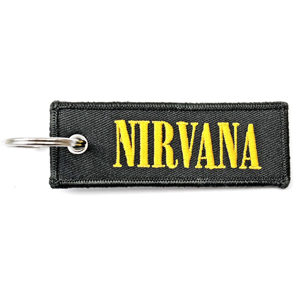 Nirvana Keychain: Logo (Double Sided) Sleutelhanger