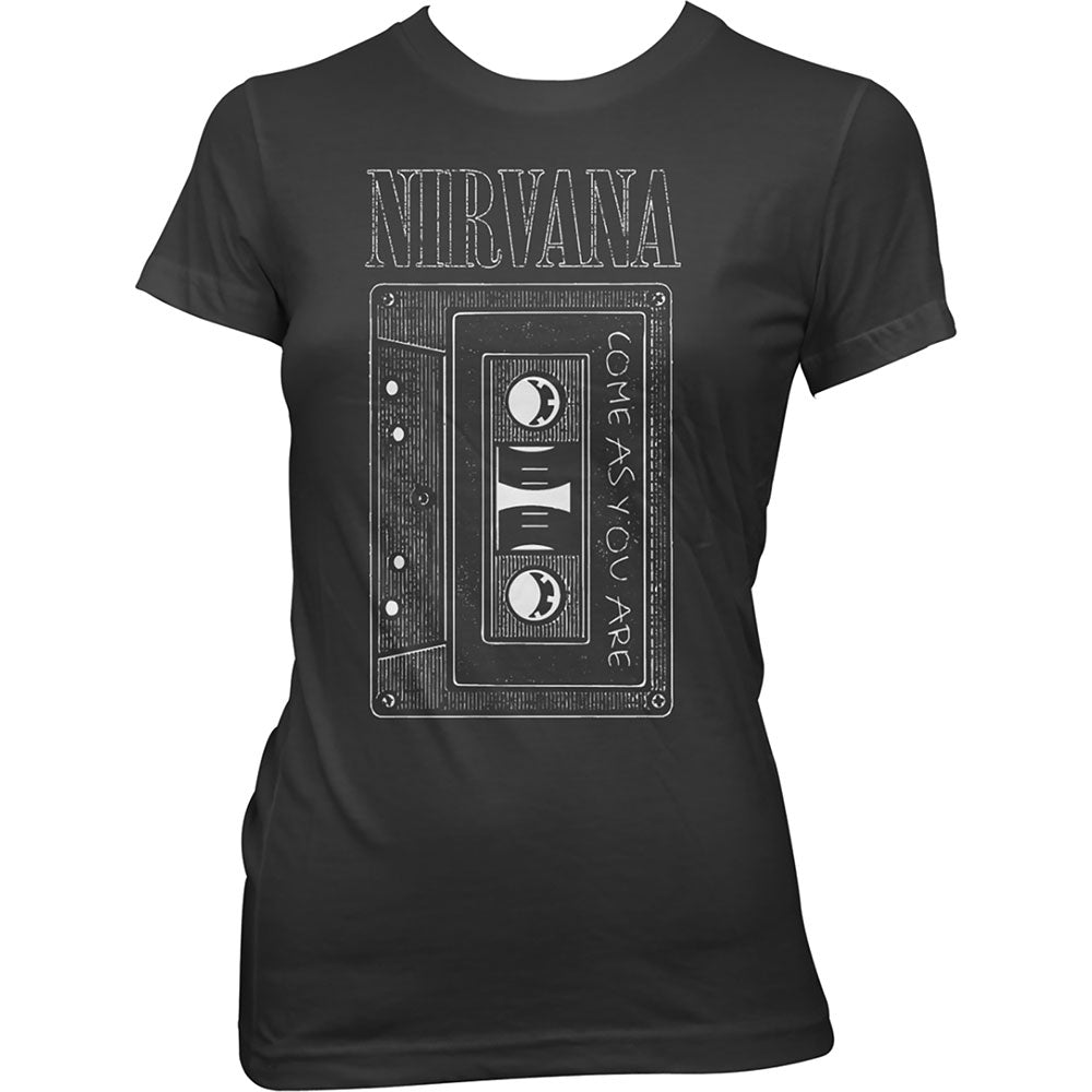Nirvana Ladies T-Shirt: As You Are Tape T-Shirt