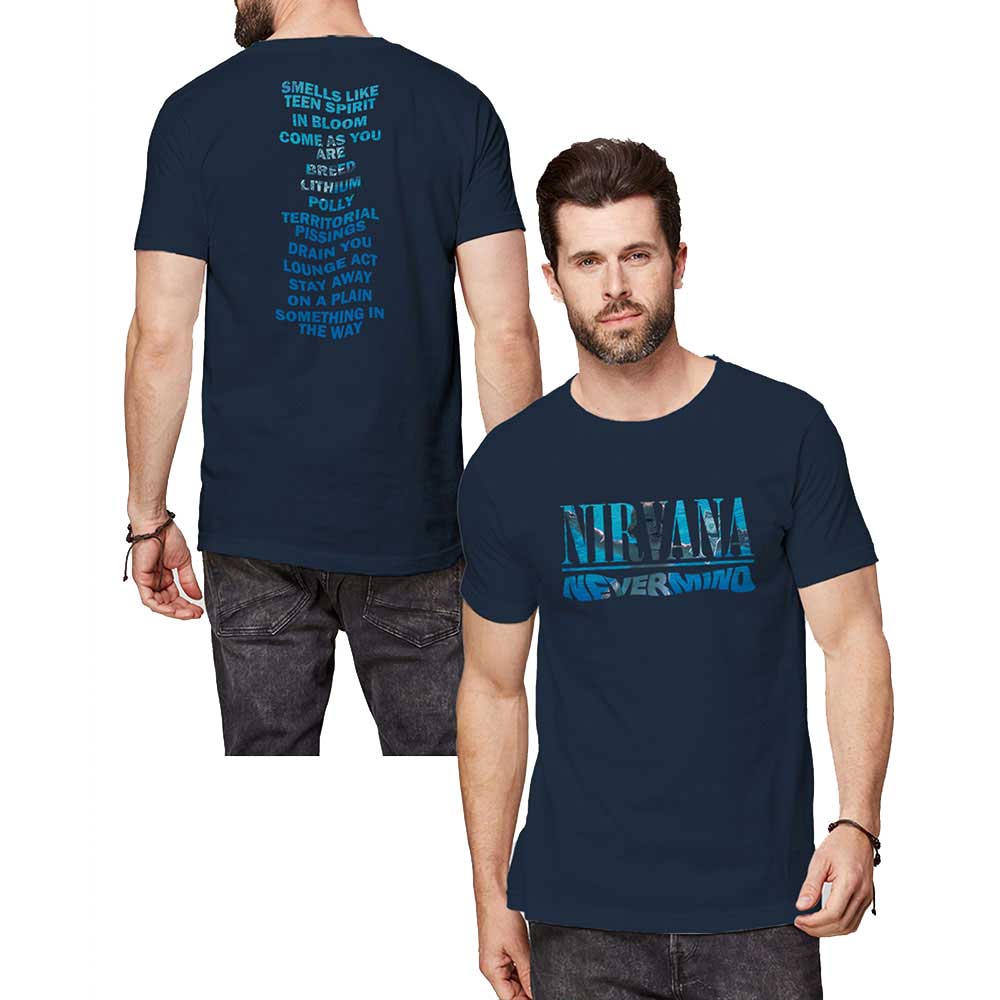 Nirvana Unisex T-Shirt: Nevermind (Back Print) T-Shirt