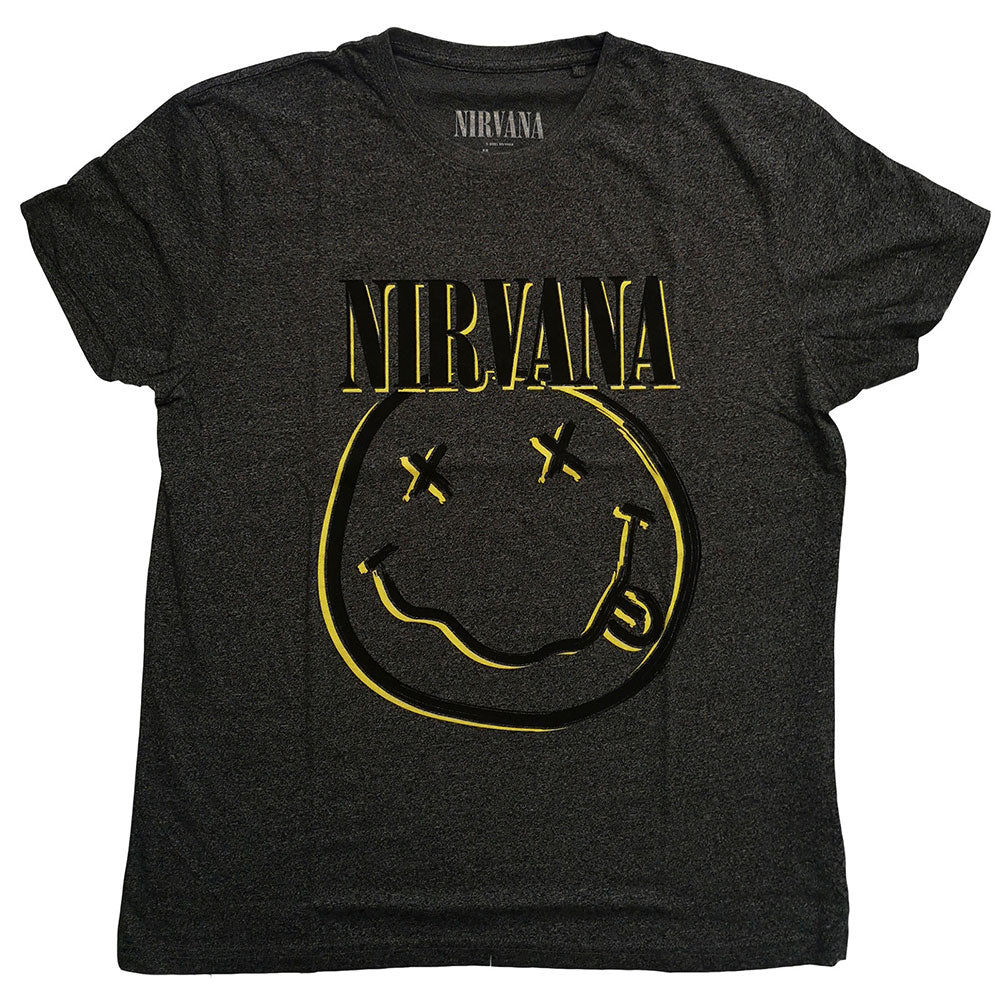Nirvana Unisex T-Shirt: Inverse Happy Face T-Shirt