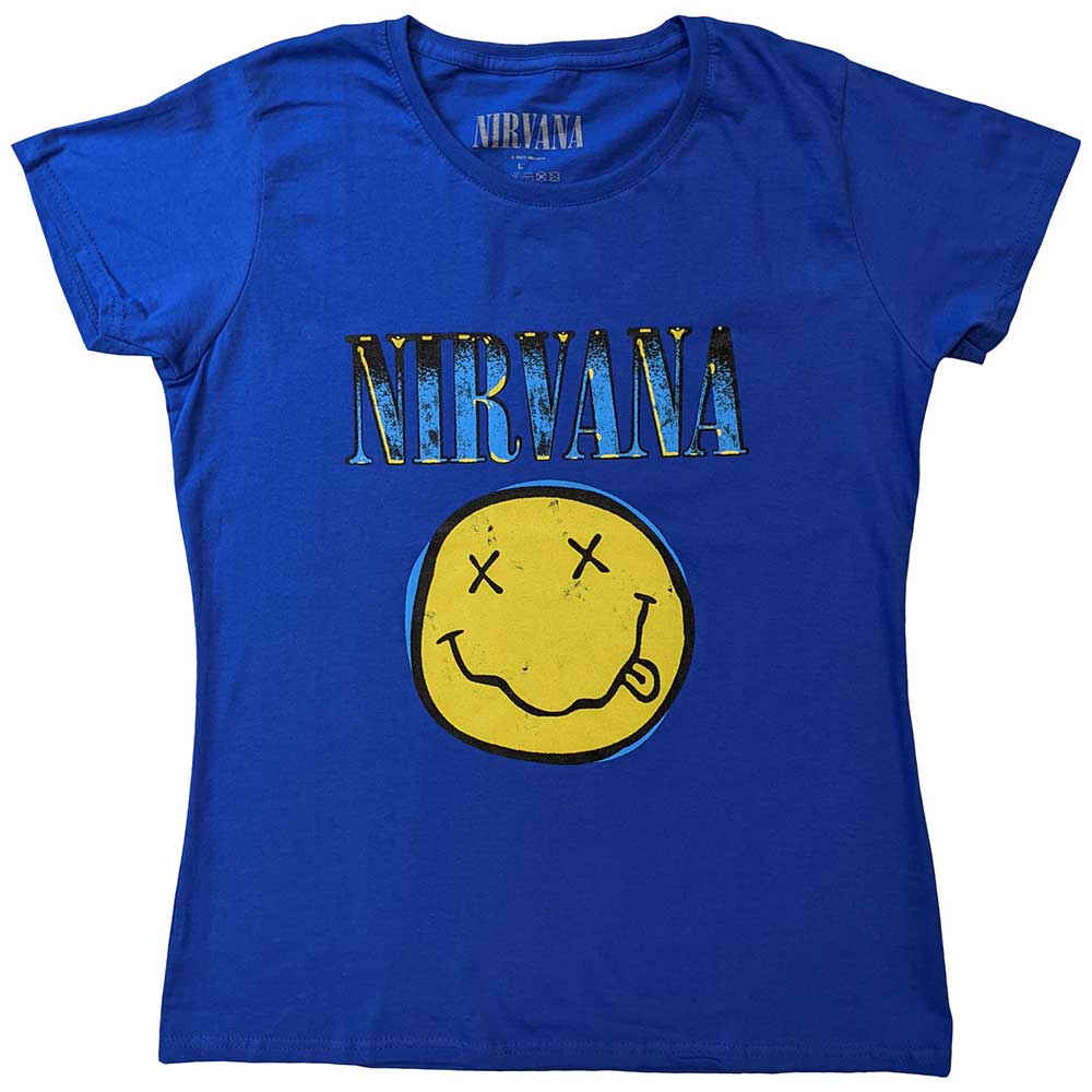 Nirvana Unisex T-Shirt: Xerox Happy Face T-Shirt