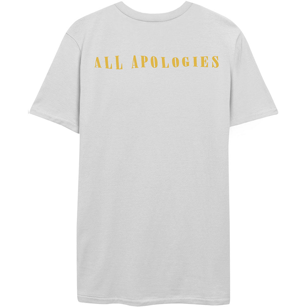 Nirvana Unisex T-Shirt: All Apologies (Back Print) T-Shirt