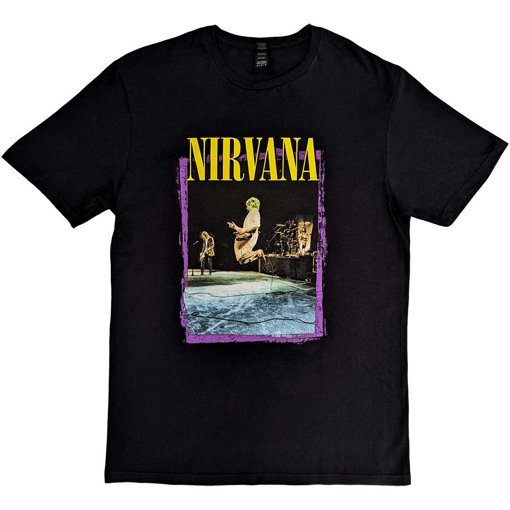 Nirvana Unisex T-Shirt: Stage Jump T-Shirt