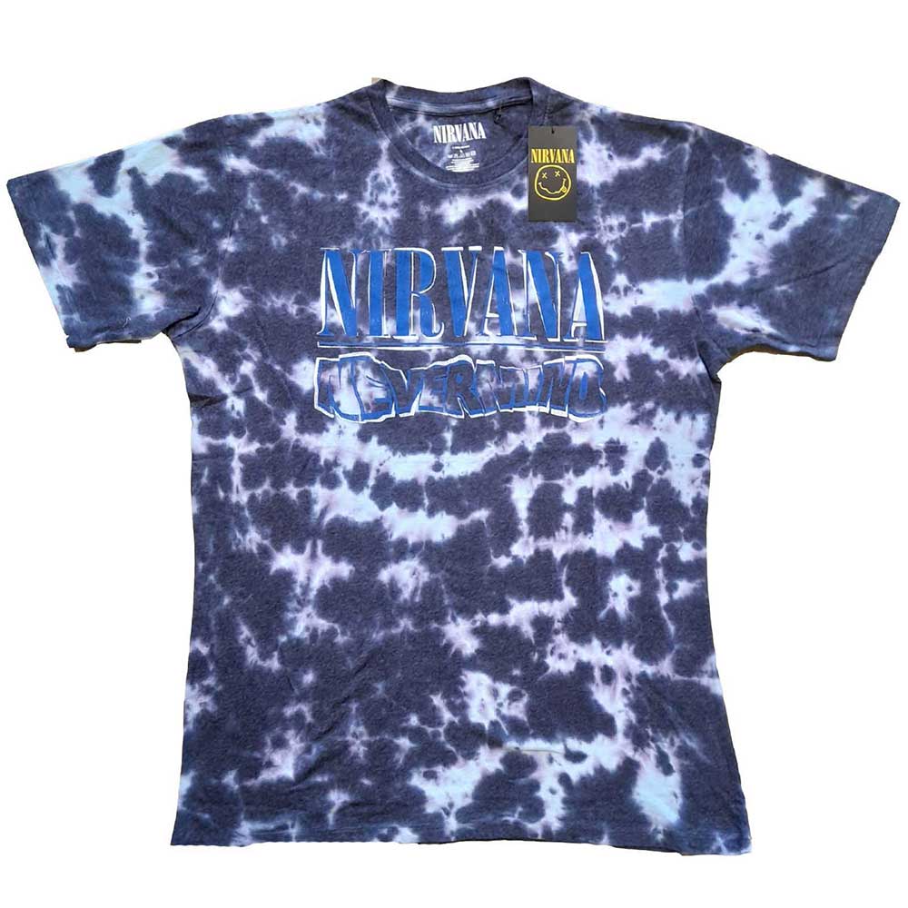 Nirvana Kids T-Shirt: Nevermind Wavy Logo (Wash Collection) T-Shirt