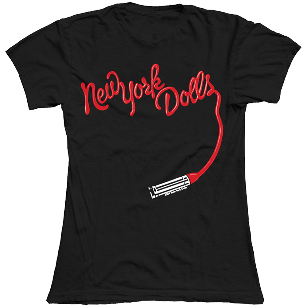 New York Dolls Ladies T-Shirt: Lipstick Logo T-Shirt