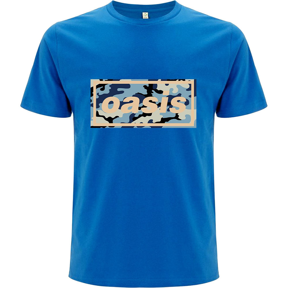 Oasis Unisex T-Shirt: Camo Logo T-Shirt
