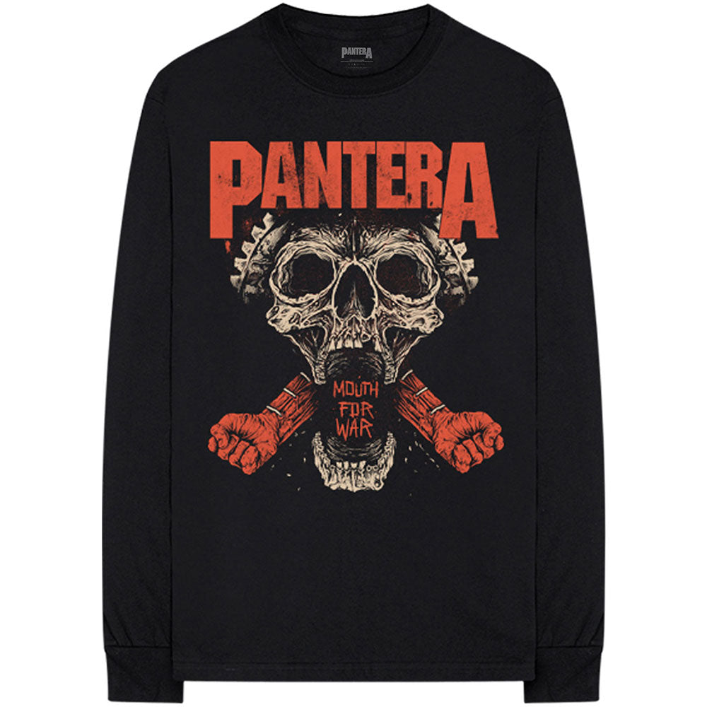 Pantera Unisex Long Sleeve T-Shirt: Mouth For War (Back Print) Long Sleeve T-Shirt