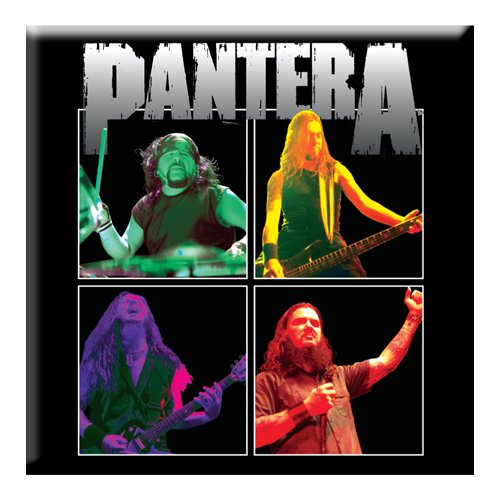 Pantera Fridge Magnet: Band Photo Koelkastmagneet