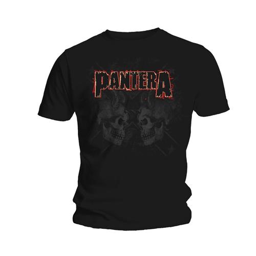 Pantera Unisex T-Shirt: Watermarked Skulls T-Shirt