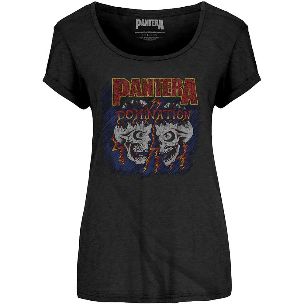 Pantera Ladies T-Shirt: Domination T-Shirt
