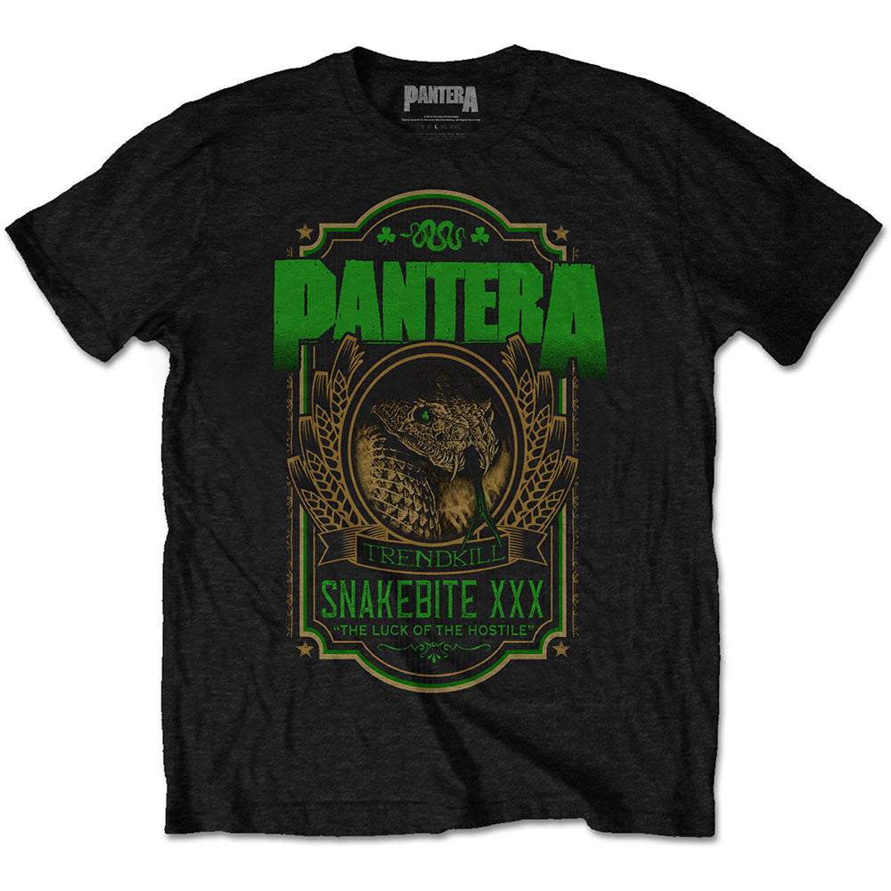 Pantera Unisex T-Shirt: Snakebite XXX Label T-Shirt