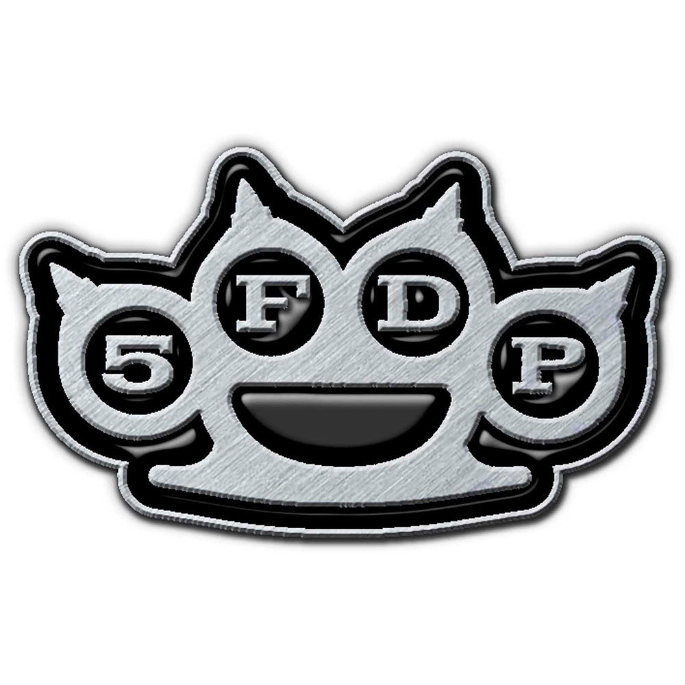 Five Finger Death Punch Pin Badge: Knuckles (Enamel In-Fill) Speld