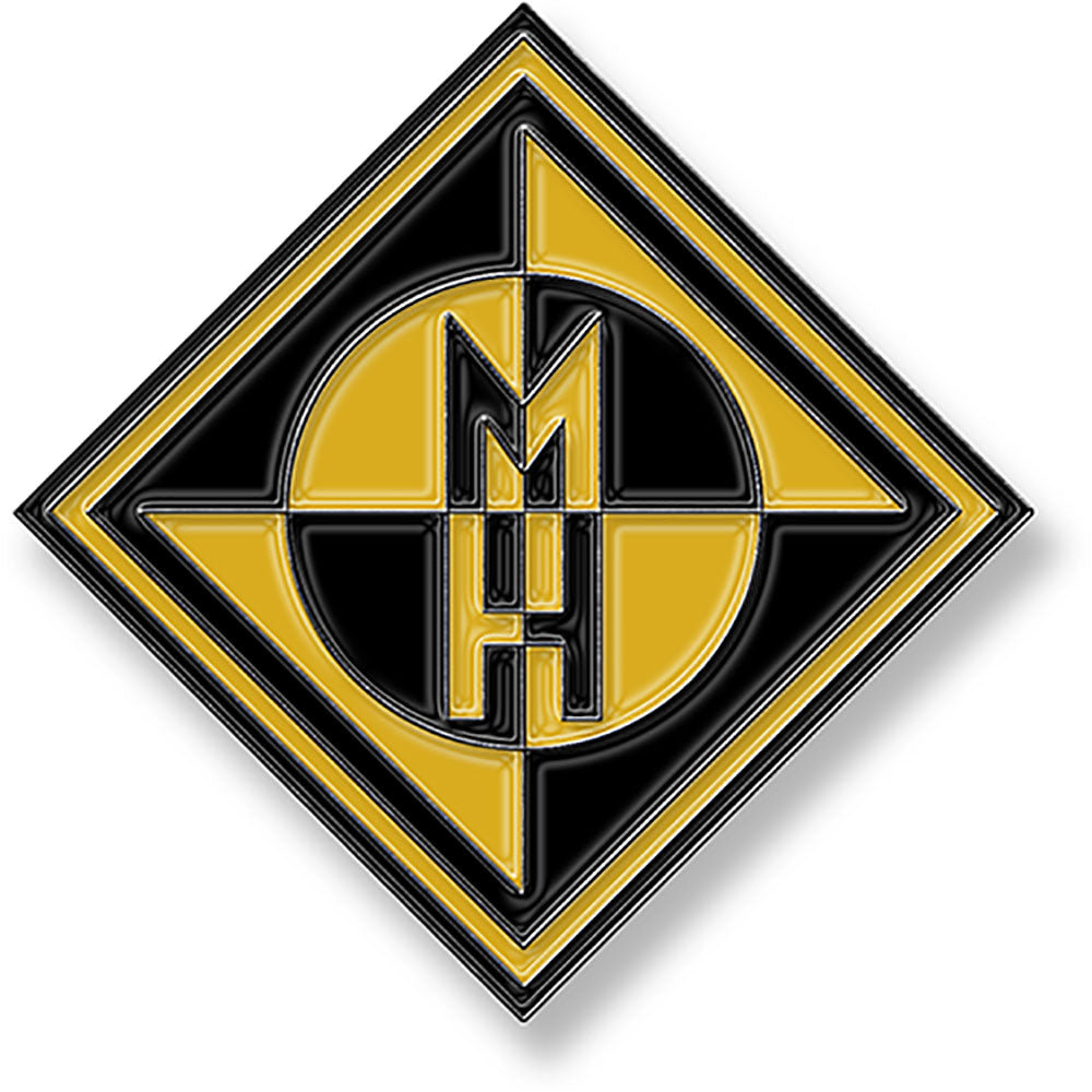 Machine Head Pin Badge: Diamond Logo (Enamel In-Fill) Speld