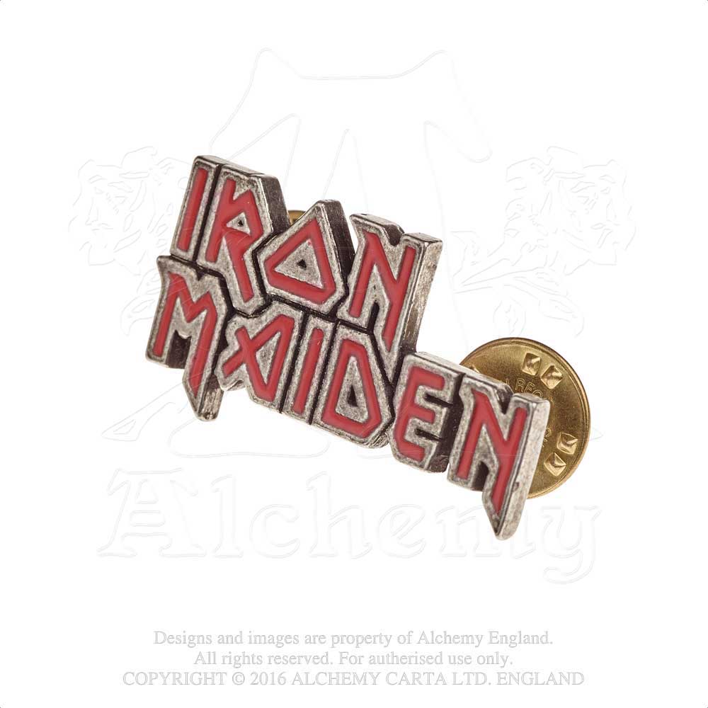 Iron Maiden Pin Badge: Enamelled Logo Speld
