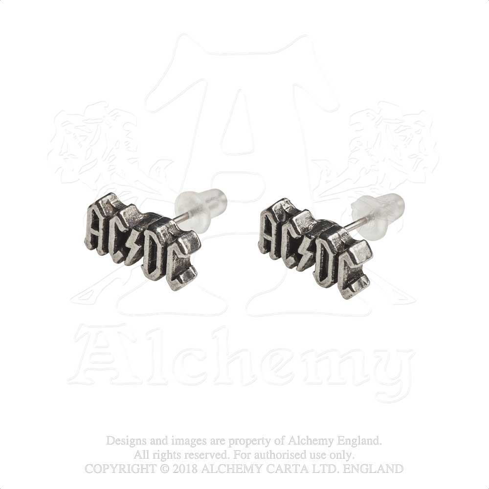 AC/DC Stud Earrings: Logo Stud oorbellen