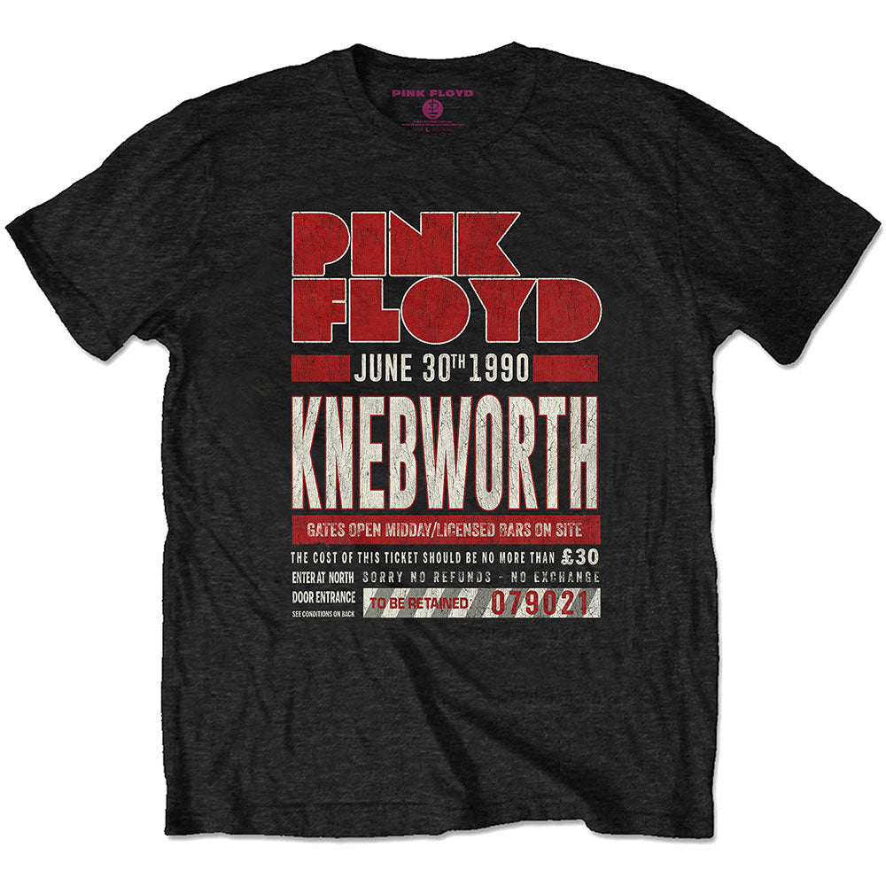 Pink Floyd Unisex T-Shirt: Knebworth '90 Red T-Shirt