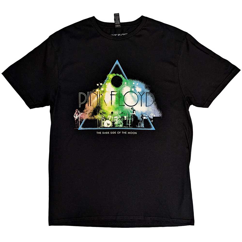 Pink Floyd Unisex T-Shirt: Live Band Rainbow Tone T-Shirt