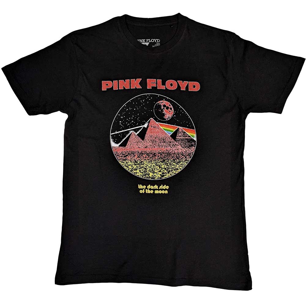 Pink Floyd Unisex T-Shirt: Vintage Pyramids T-Shirt