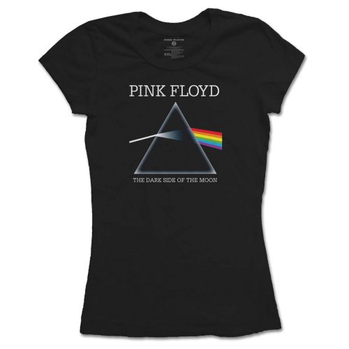 Pink Floyd Ladies T-Shirt: Dark Side of the Moon Refract T-Shirt