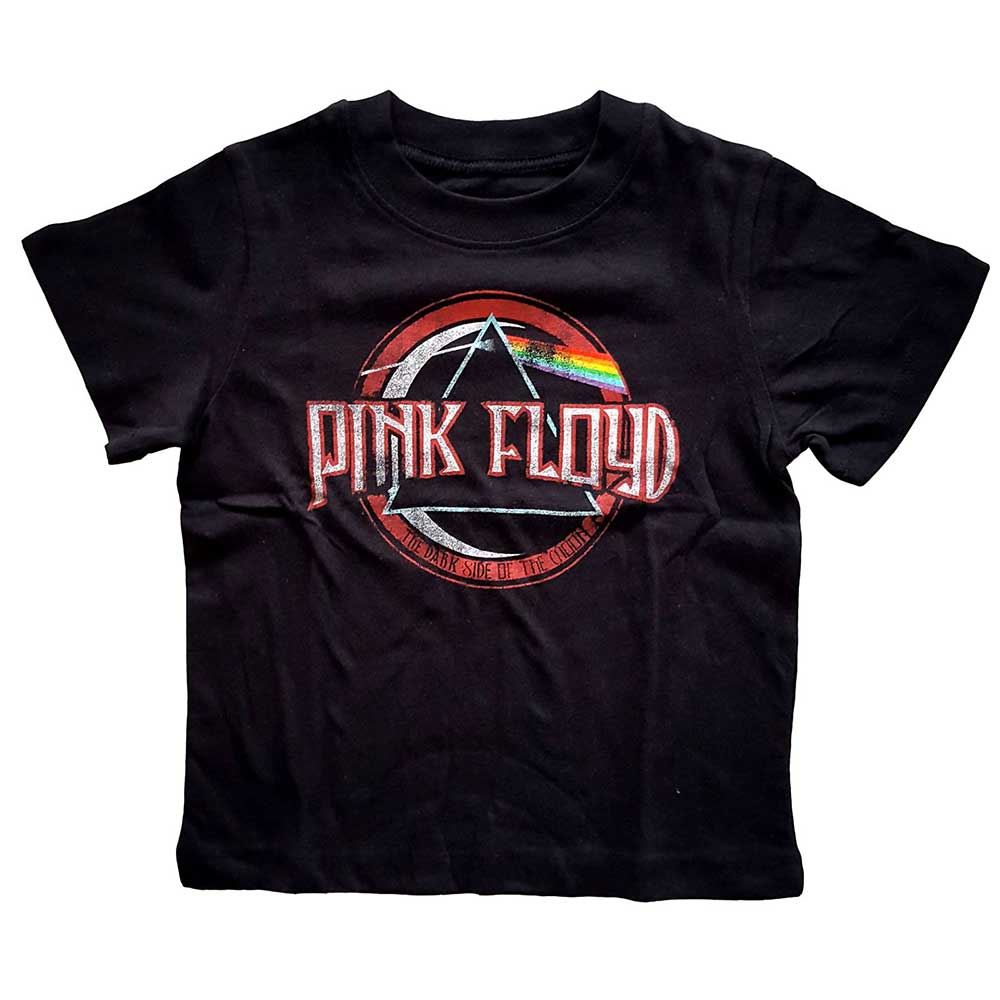 Pink Floyd Kids Toddler T-Shirt: Vintage Dark Side of the Moon Seal Toddler T-Shirt