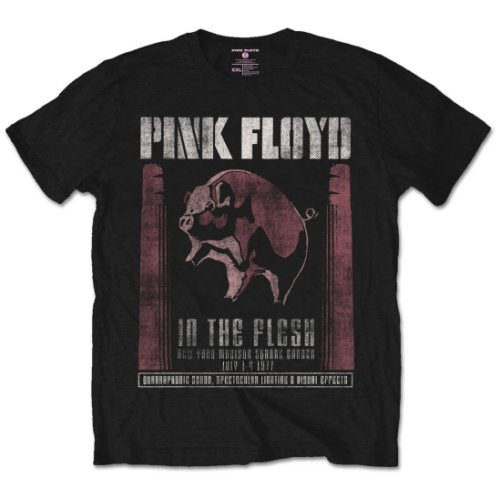 Pink Floyd Unisex T-Shirt: In the Flesh T-Shirt