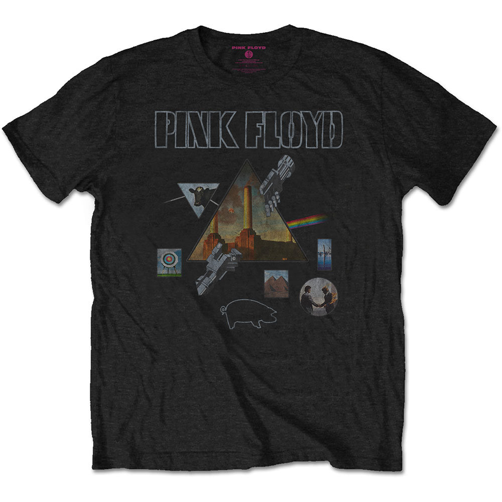 Pink Floyd Unisex T-Shirt: Montage T-Shirt
