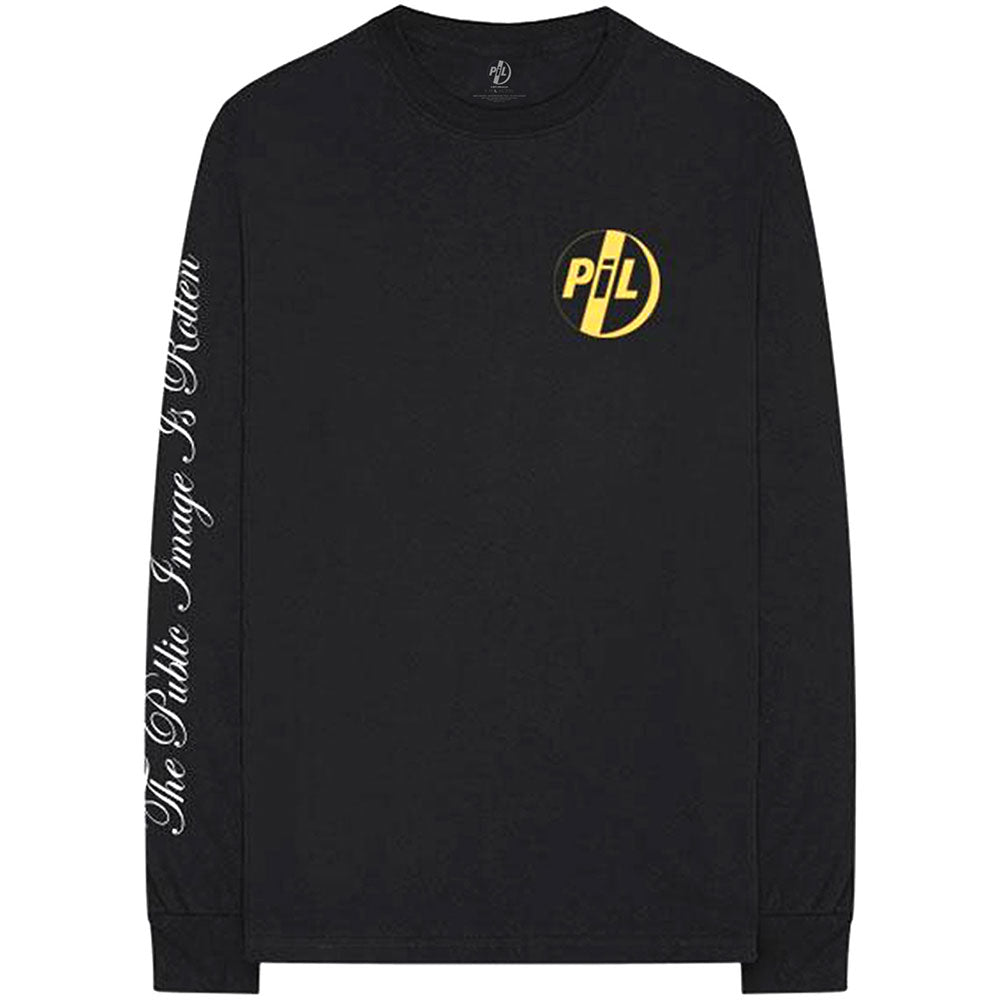 PIL (Public Image Ltd) Unisex Long Sleeve T-Shirt: Image is Rotten (Sleeve Print) Long Sleeve T-Shirt