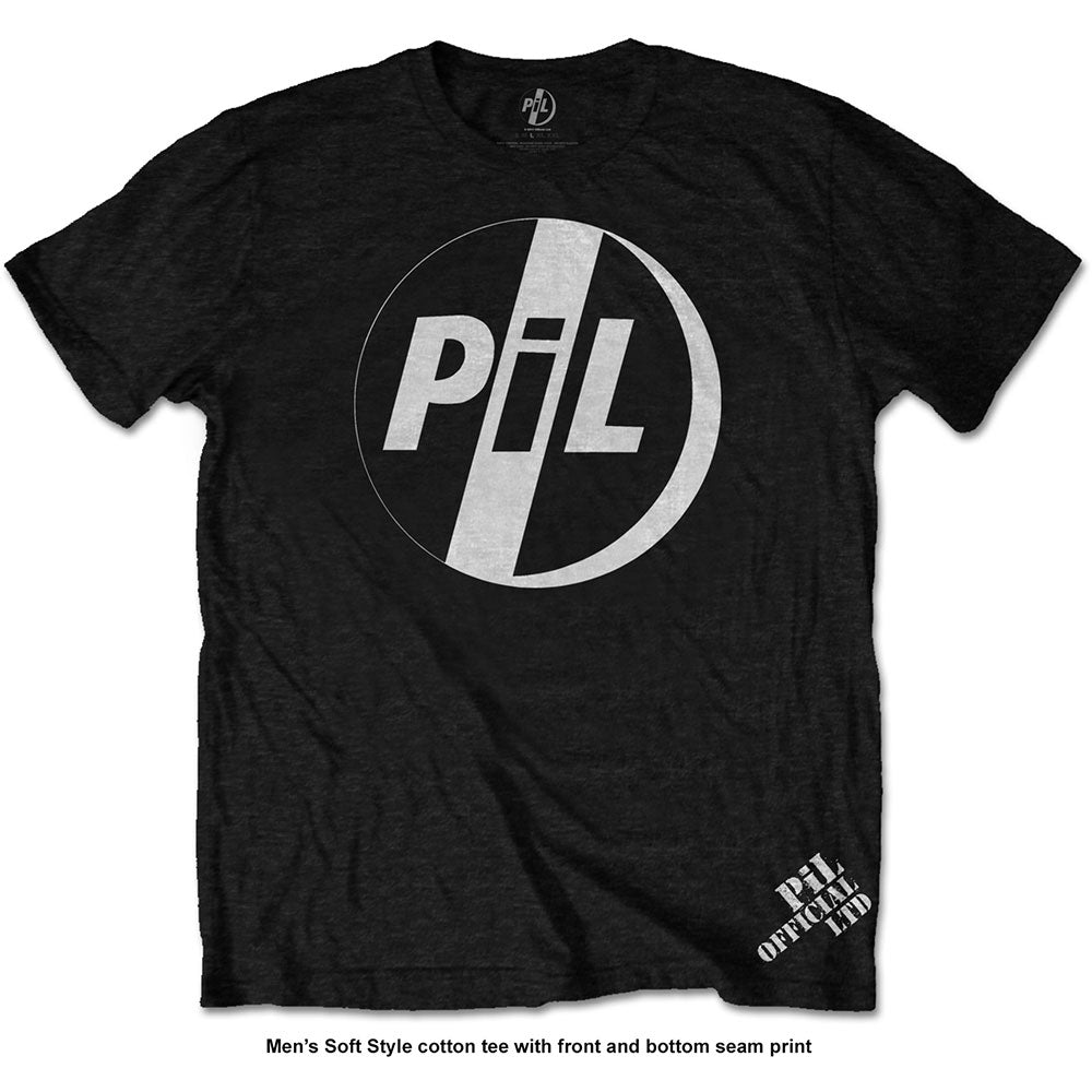 PIL (Public Image Ltd) Unisex T-Shirt: White Logo T-Shirt