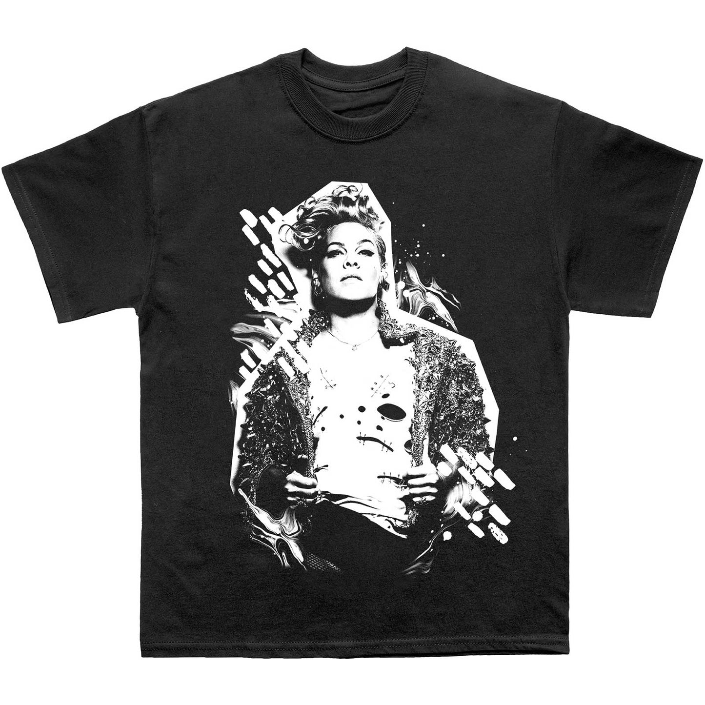 Een foto van een T-Shirt van Pink.