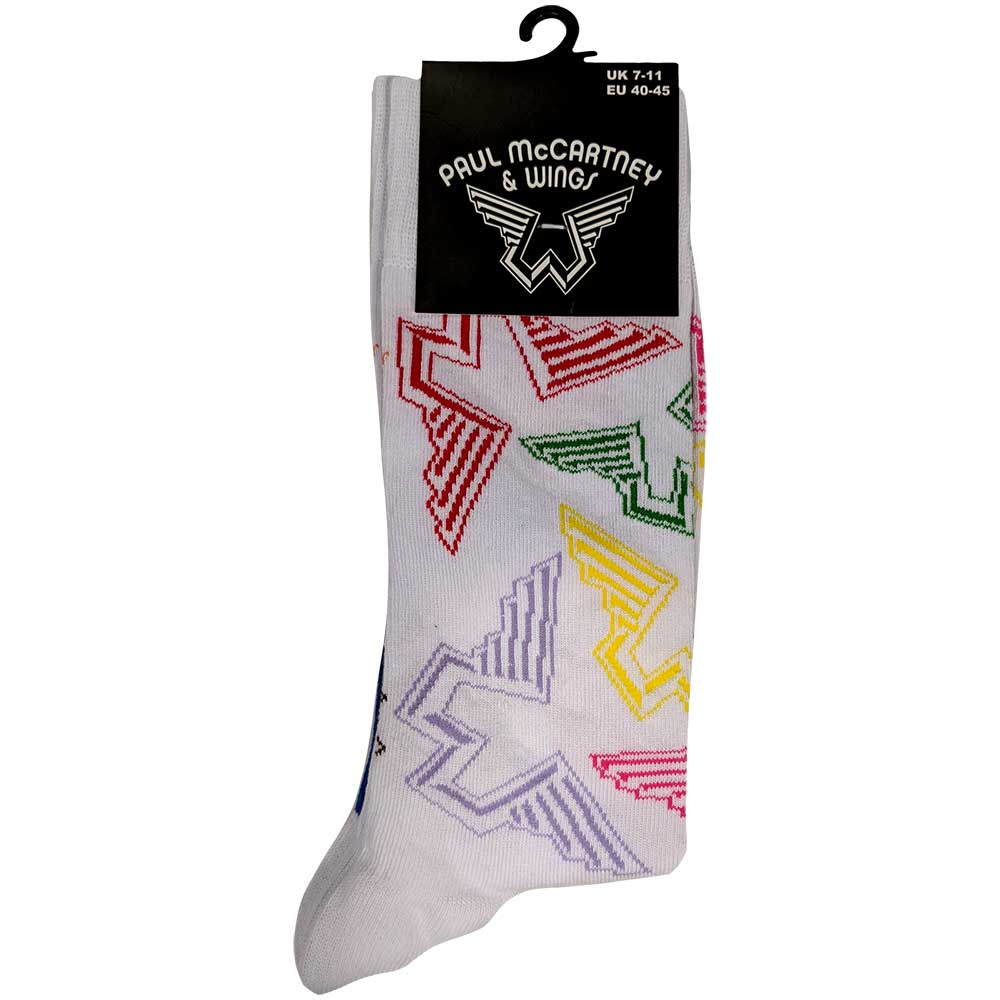 Paul McCartney Unisex Ankle Socks: Wings Logos (UK Size 7 - 11) Enkelsokken